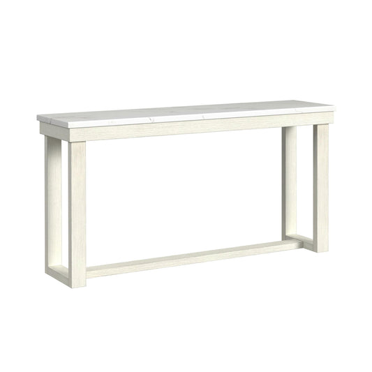 Catilin Sofa Table in Brushed White
