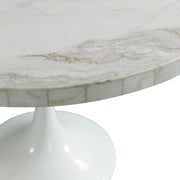 Celeste Round Dining Table in White