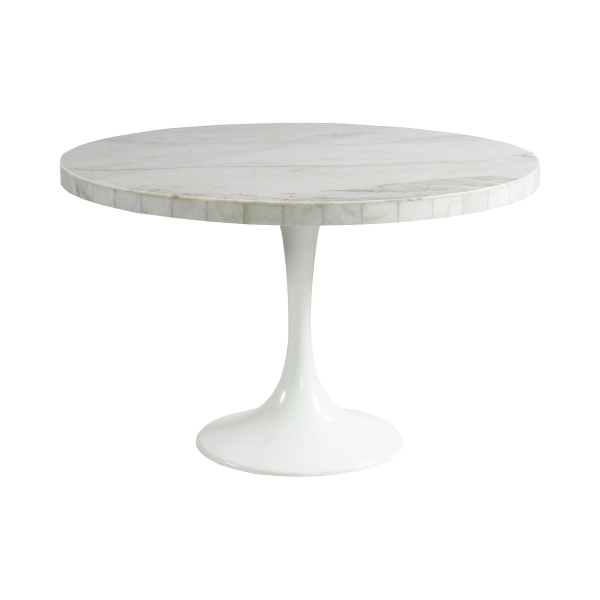 Celeste Round Dining Table in White