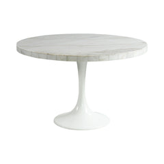 Celeste Round Dining Table in White