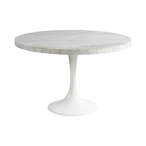 Celeste Round Dining Table in White