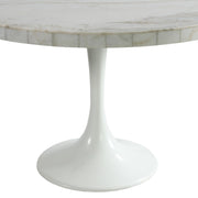 Celeste Round Dining Table in White