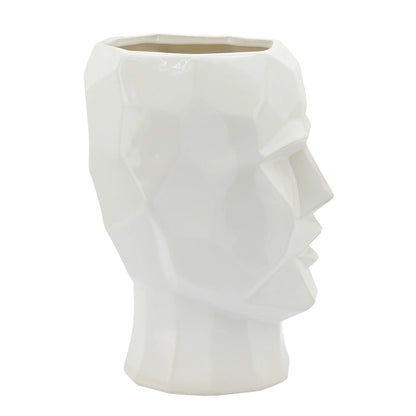 Ceramic Face Vase