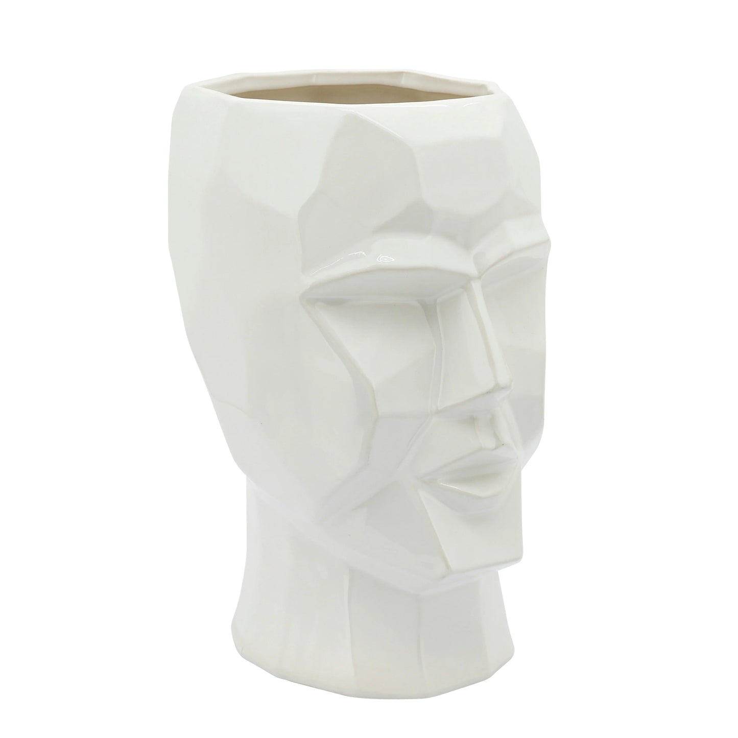 Ceramic Face Vase
