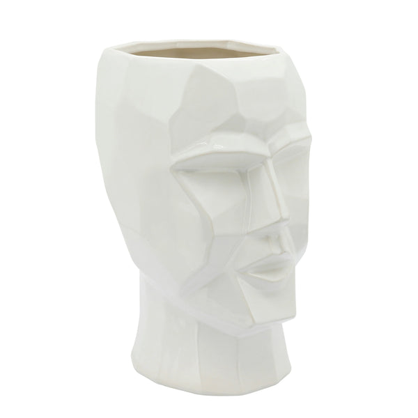 Ceramic Face Vase