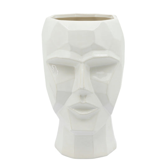 Ceramic Face Vase