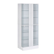 Chandra Cabinet with LED in Glossy White