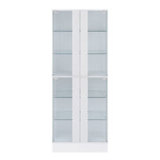 Chandra Cabinet with LED in Glossy White