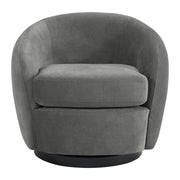 Chanel Swivel Chair in Bristo Grey