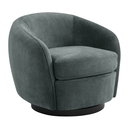 Chanel Swivel Chair in Bristo Teal