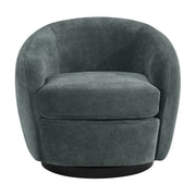 Chanel Swivel Chair in Bristo Teal