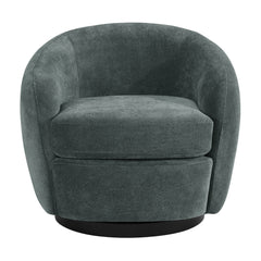 Chanel Swivel Chair in Bristo Teal