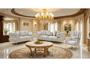 Charlevoix Beige/Gold Loveseat