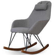 Silla mecedora moderna de mediados de siglo Chloe para sala de estar y dormitorio