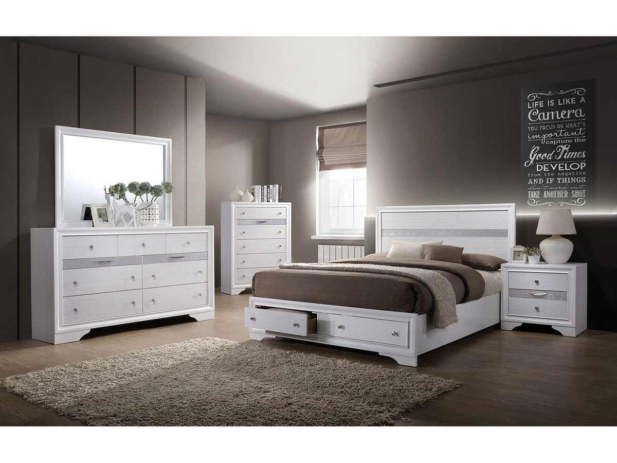 Chrissy 5 Pc Queen Bedroom Set