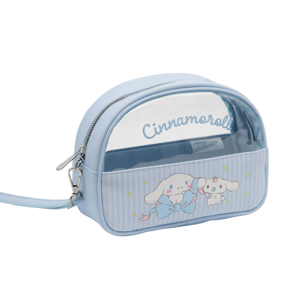 Cinnamoroll™ “Lovely Ribbon” Half Moon Clear Cosmetic Case