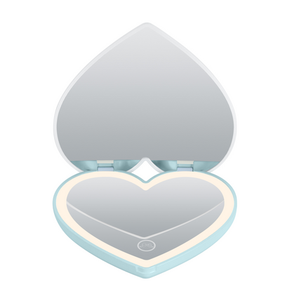 Cinnamoroll™ “Lovely Ribbon” LED Heart Compact Mirror