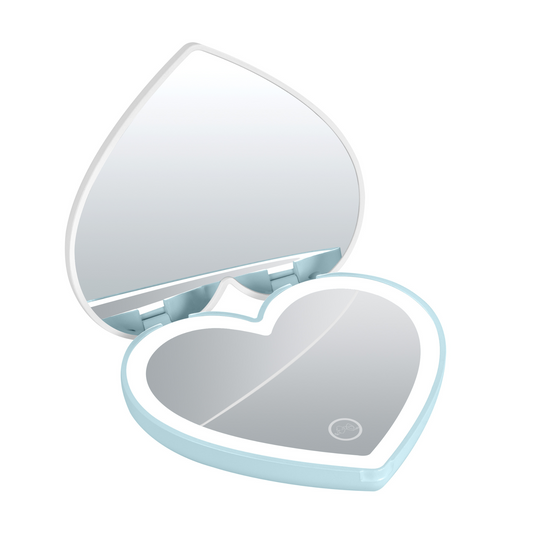 Cinnamoroll™ “Lovely Ribbon” LED Heart Compact Mirror