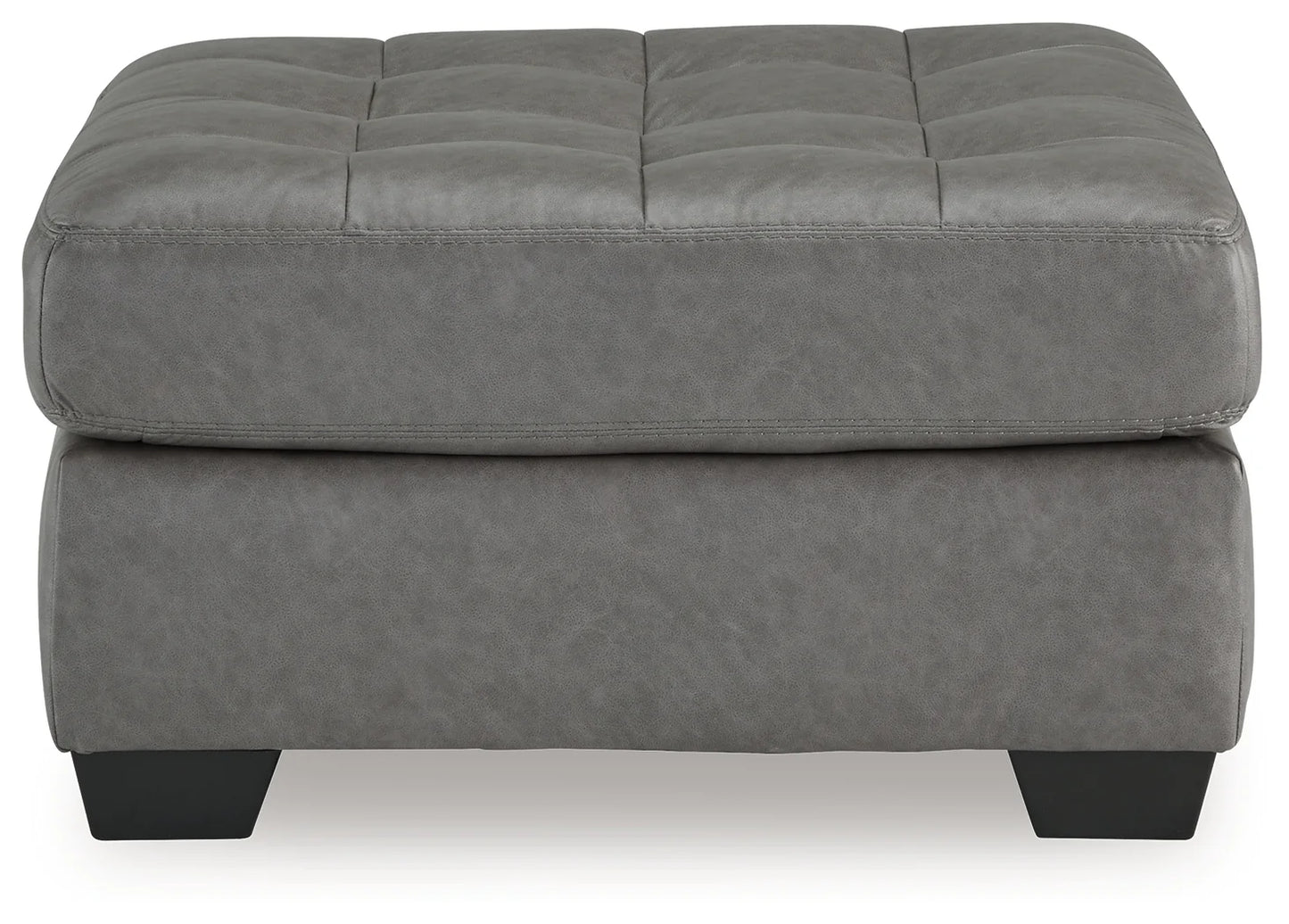 Clairette Court 2PC Sectional with Chaise & Oversized Ottoman Set