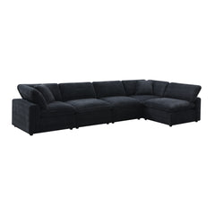 Cloud 9 Modular 5PC Living Room Set in Zaftag Ebony