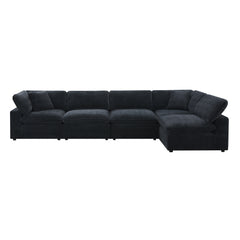 Cloud 9 Modular 5PC Living Room Set in Zaftag Ebony