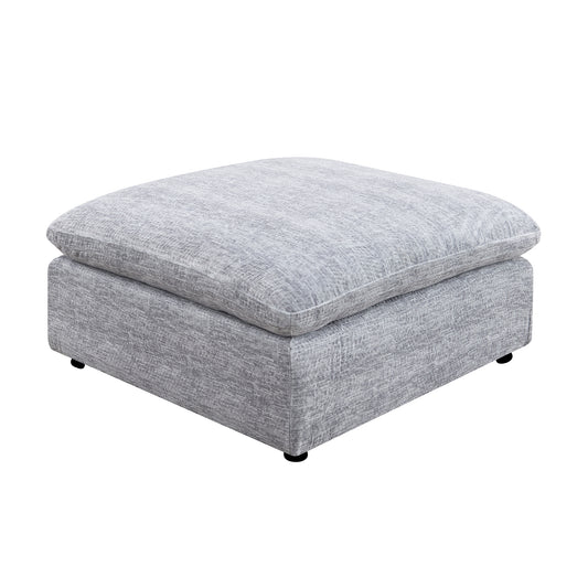 Cloud 9 Ottoman in Zaftag Dove