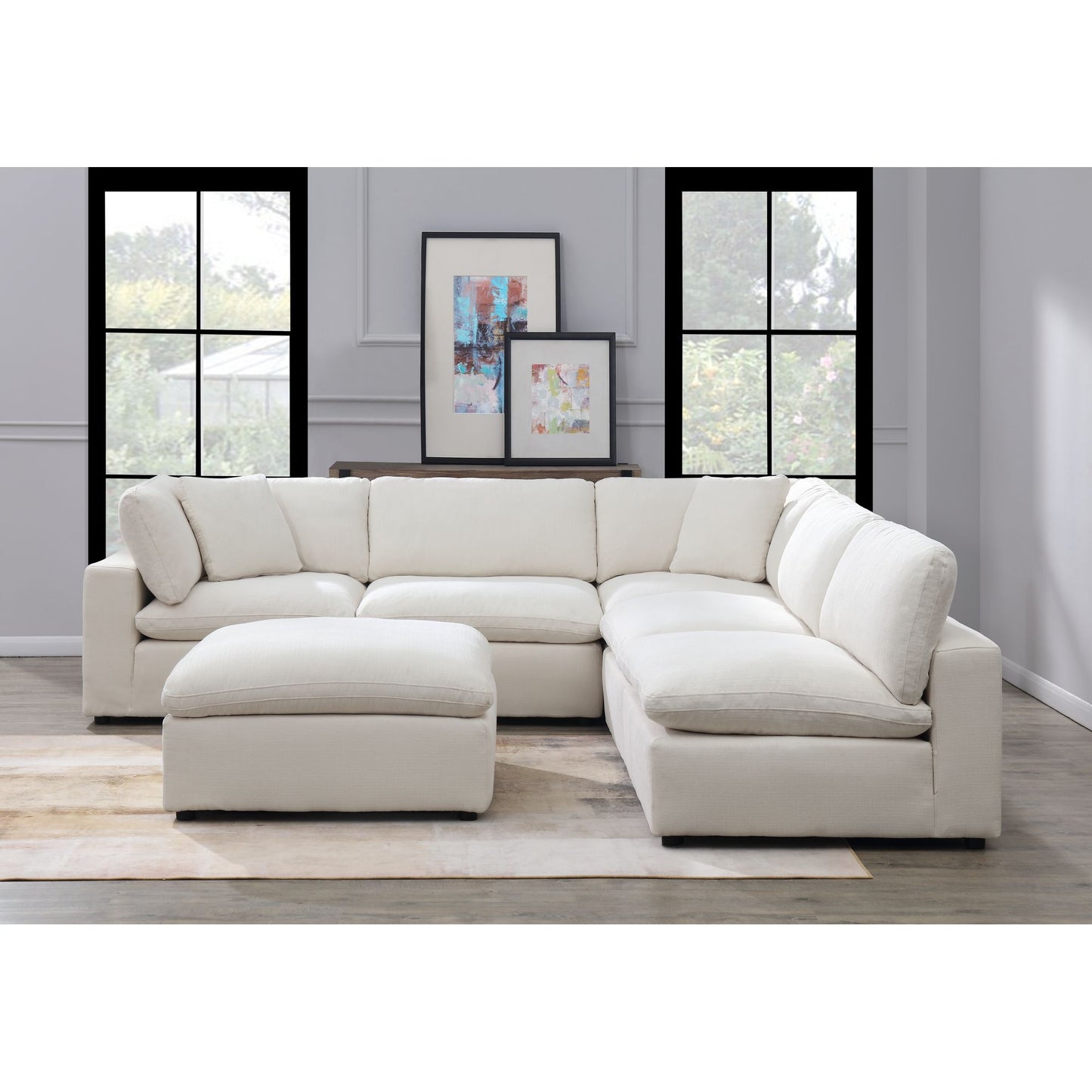 Cloud 9 Sectional Ottoman Garrison Cotton