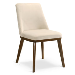 Silla de comedor de terciopelo beige Clove (juego de 2)