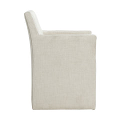Collins Dining Arm Chair W/ Heirloom Taupe Fabric
