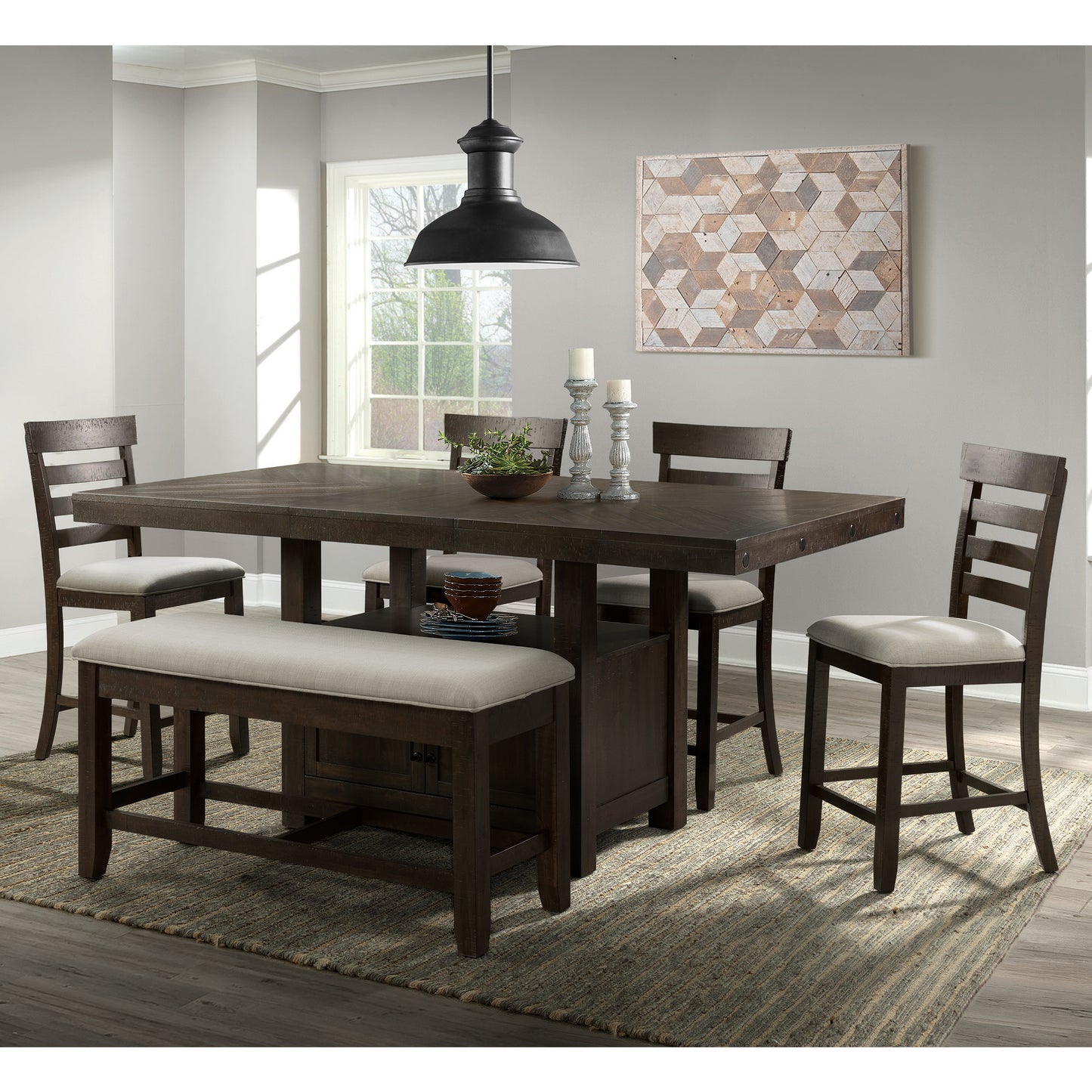 Mesa de comedor con altura de mostrador Colorado