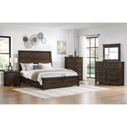 Colorado City Queen Storage Bed in Charcoal