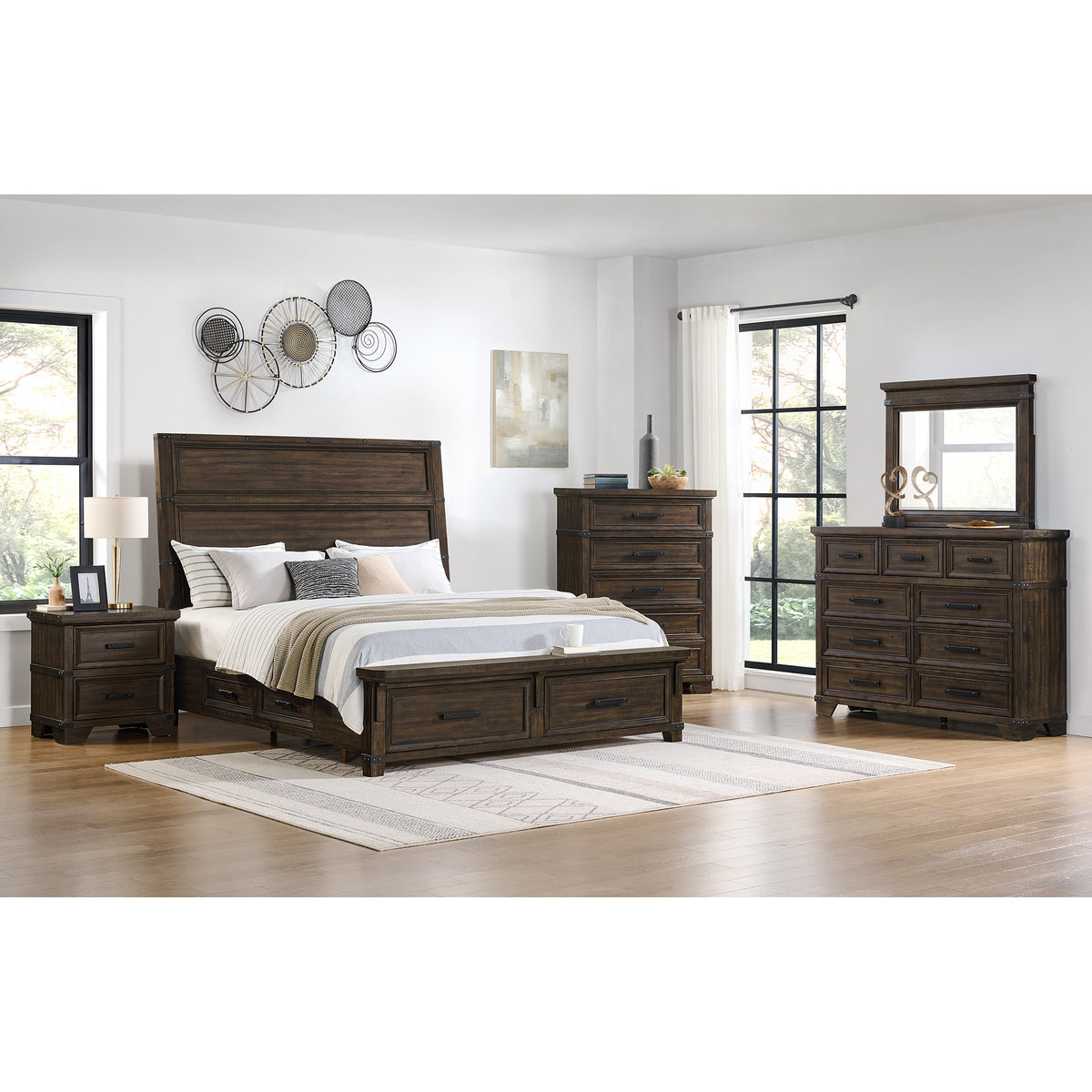 Colorado City 9-Drawer Dresser In Charcoal