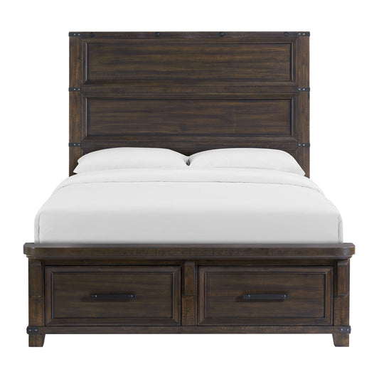 Colorado City Queen Storage Bed in Charcoal