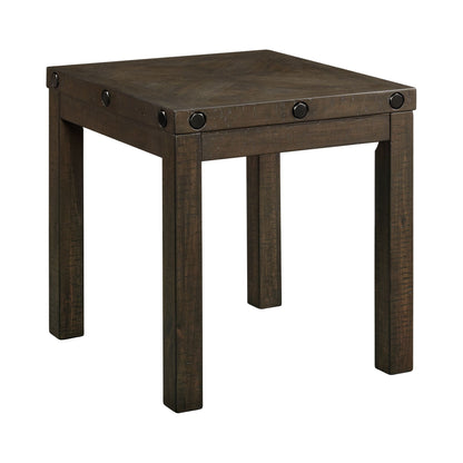 Colorado Occasional End Table W/Usb/Power Charcoal