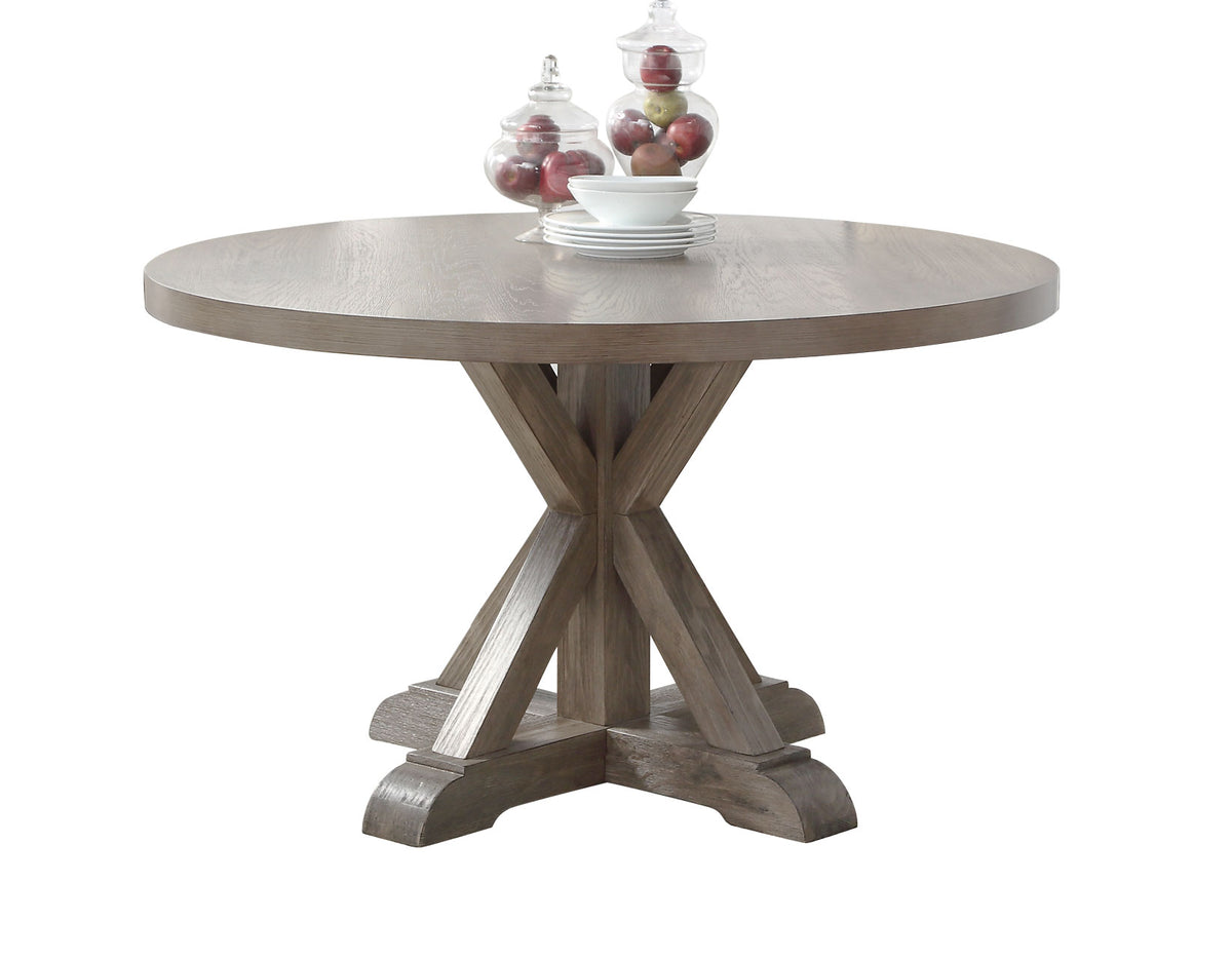 Mesa de comedor redonda Molly de 48 pulgadas 