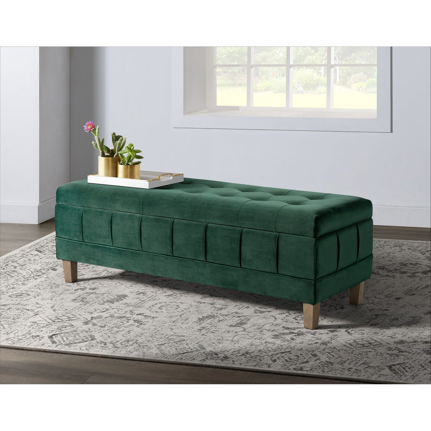 Crosby Bench Royale Evergreen