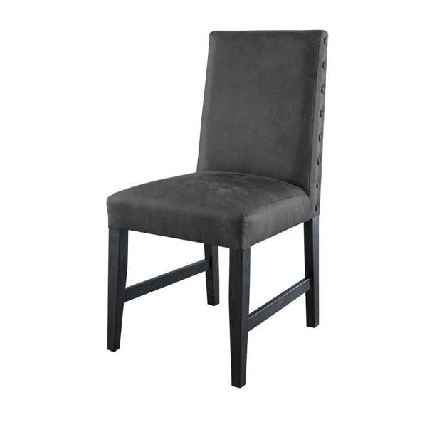 Cruz Grey Fabric Back Side Chair