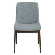 Silla de comedor Crystal (juego de 2, gris claro)