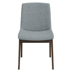 Silla de comedor Crystal (juego de 2, gris claro)
