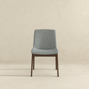Silla de comedor Crystal (juego de 2, gris claro)