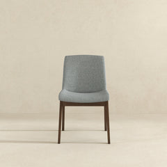 Silla de comedor Crystal (juego de 2, gris claro)