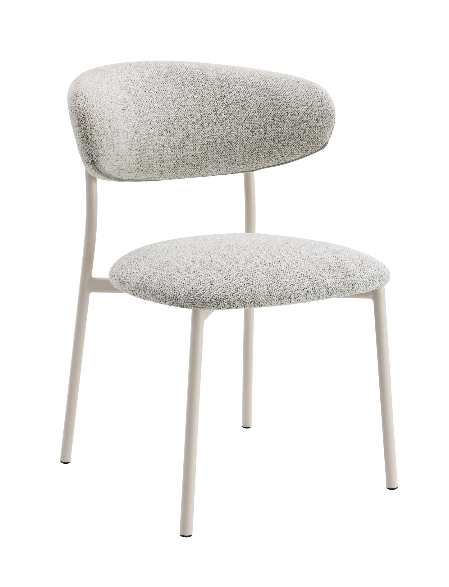 Kalam Boucle Upholstered Side Chair (Set-2)