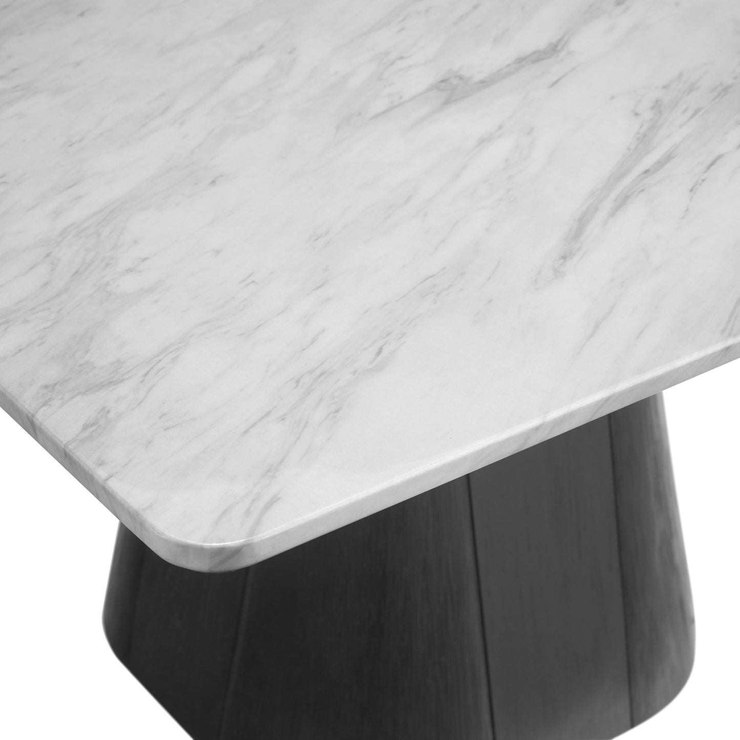 Edison End / Coffeee Table White & Black