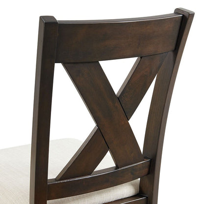 Alvin 60in 7 Piece Counter Height Set in Espresso