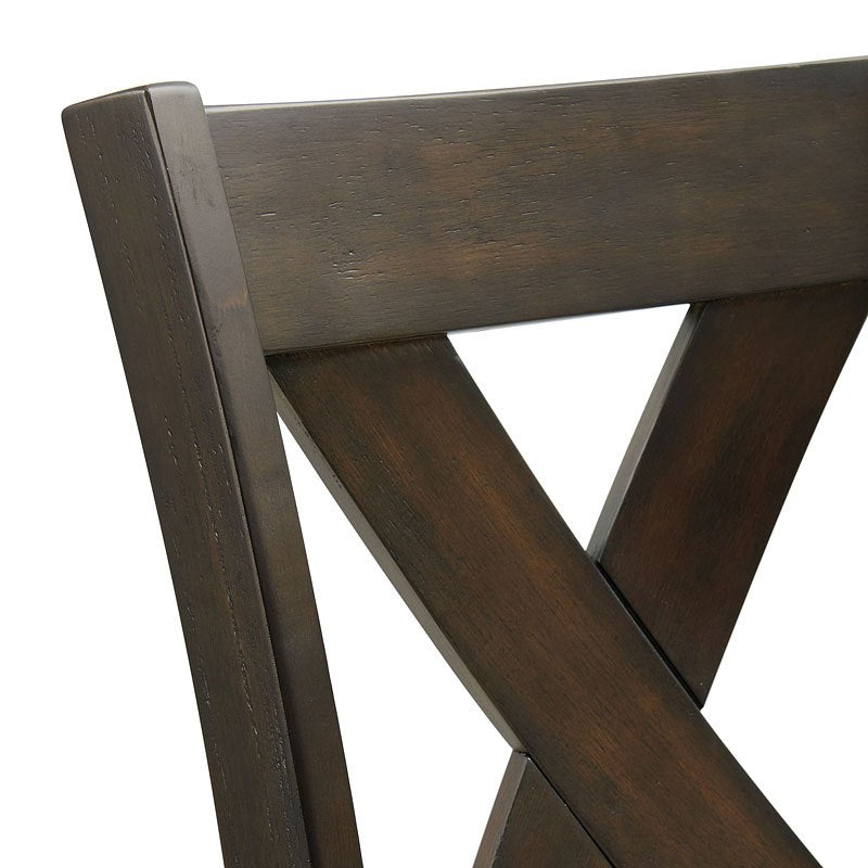 Alvin 60in 7 Piece Counter Height Set in Espresso