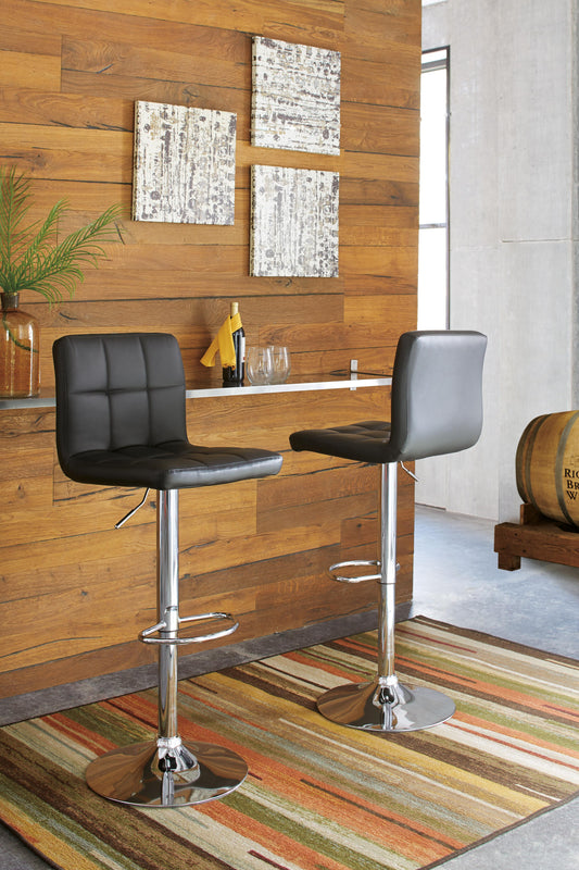Bellatier Tall UPH Swivel Barstool (Set of 2)
