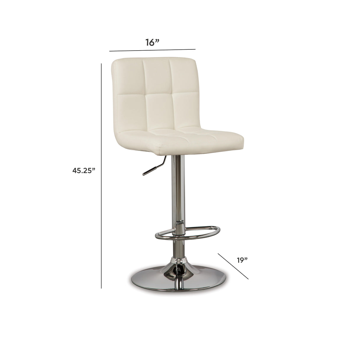 Bellatier Adjustable Height Bar Stool (Set of 2)