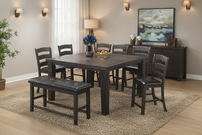 Brackenridge 8PC Counter Height Dining Set