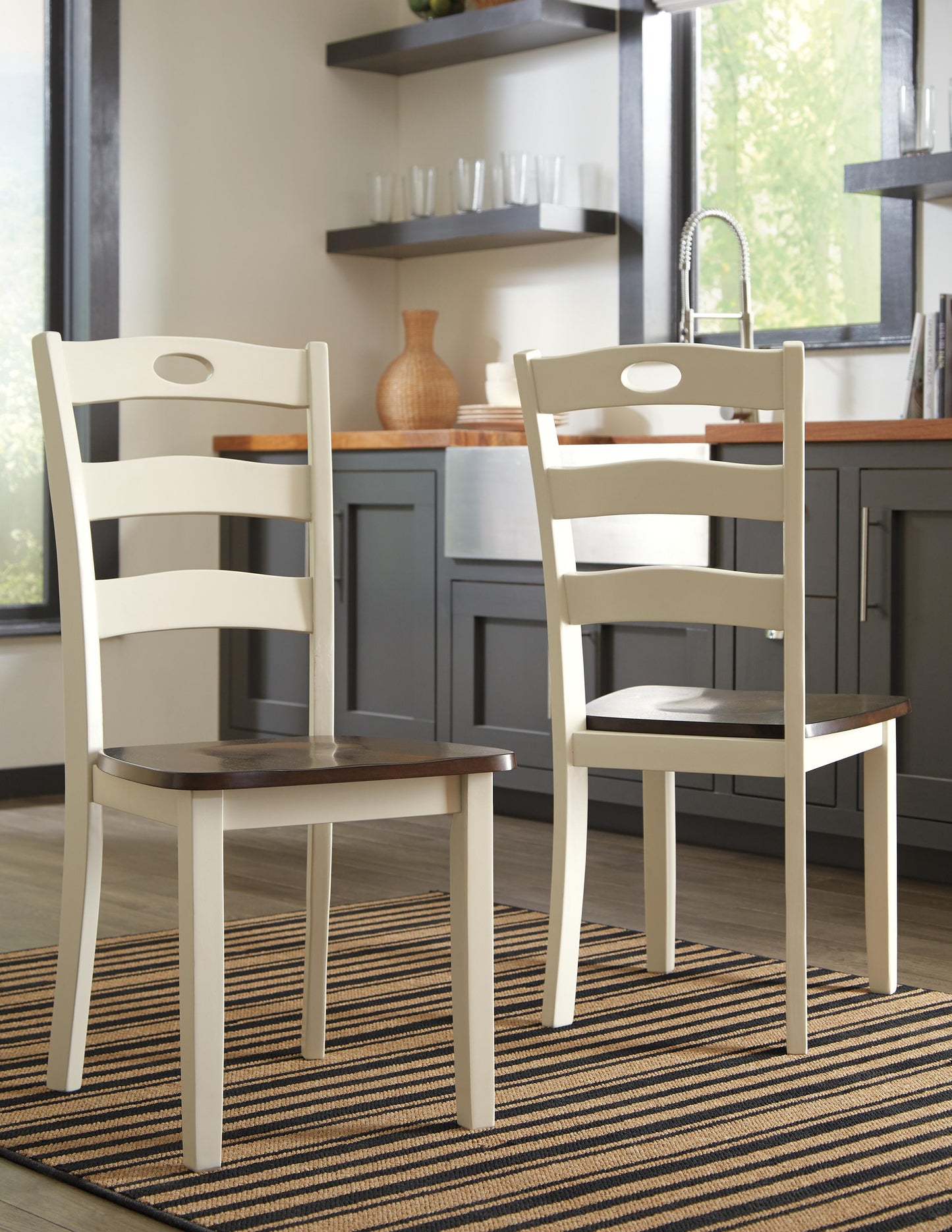 Woodanville Dining Table and 2 Chairs