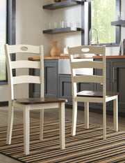 Woodanville Dining Table and 2 Chairs